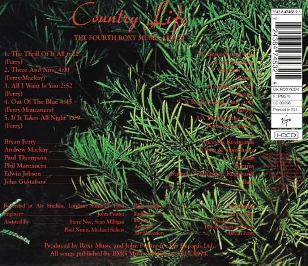 ワールドワイドLP Roxy Music Country Life RMLP4 Virgin, UMC /00260 Roxy Music - Country Life [CD] - Amazon.com Music